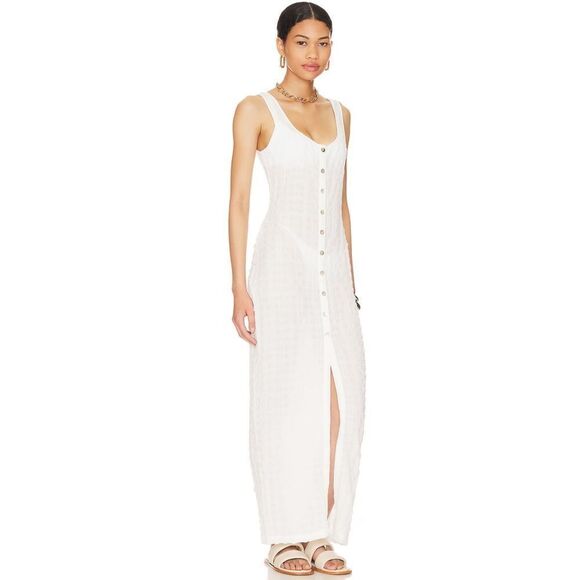 NWT Lovers & Friends LAGUNA BAY MAXI DRESS White Revolve Large - Picture 13 of 13